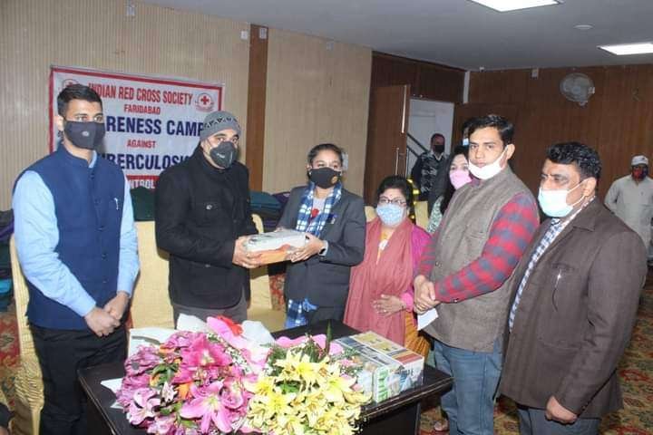 फरीदाबाद - भाजपा जिलाध्यक्ष गोपाल शर्मा ने की बतौर मुख्य अतिथि शिरकत 1 IMG 20220125 WA0003