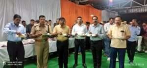 जनपद महराजगंज के पुलिस लाइन प्रांगण में एक बड़े दावत का हुआआयोजन 2 IMG 20220316 WA0025