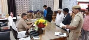 नवागत पुलिस अधीक्षक द्वारा सुनी गई जन समस्याये 1 IMG 20220418 WA0048 1