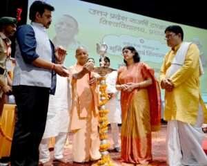 मुख्यमंत्री ने रखी उत्तर प्रदेश राजर्षि टंडन मुक्त विश्वविद्यालय के गोरखपुर क्षेत्रीय केंद्र भवन की आधारशिला 1 IMG 20220529 WA0098