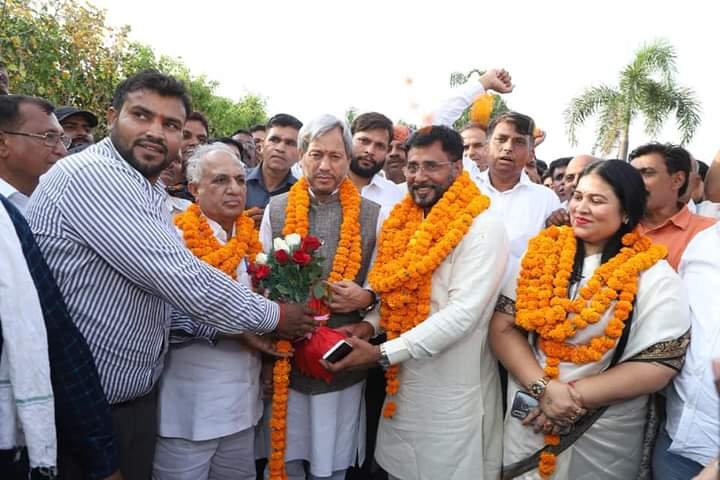 डबल इंजन की सरकार में तेज हुआ हरियाणा का विकास- तीरथ सिंह रावत 1 IMG 20220619 WA0001