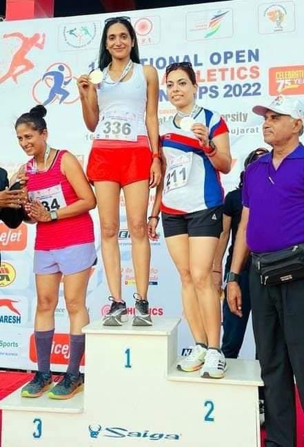 गुजरात में डंका बजाकर चार गोल्ड के साथ लौटे फरीदाबाद के रनर 1 IMG 20220625 WA0003