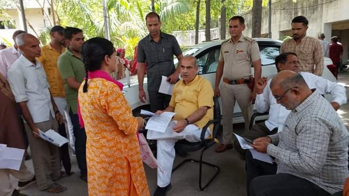 फ-कैबिनेट मंत्री मूलचंद शर्मा ने किया एमसीएफ कार्यालय का औचक निरीक्षण 1 IMG 20220625 WA0008