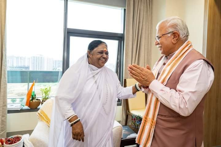 फरीदाबाद - स्वास्थ्य सेवाओं में मील का पत्थर साबित होगा मां अमृता आनंदमयी अस्पताल :मनोहर लाल 1 img 20220818 wa00032954416068879108550