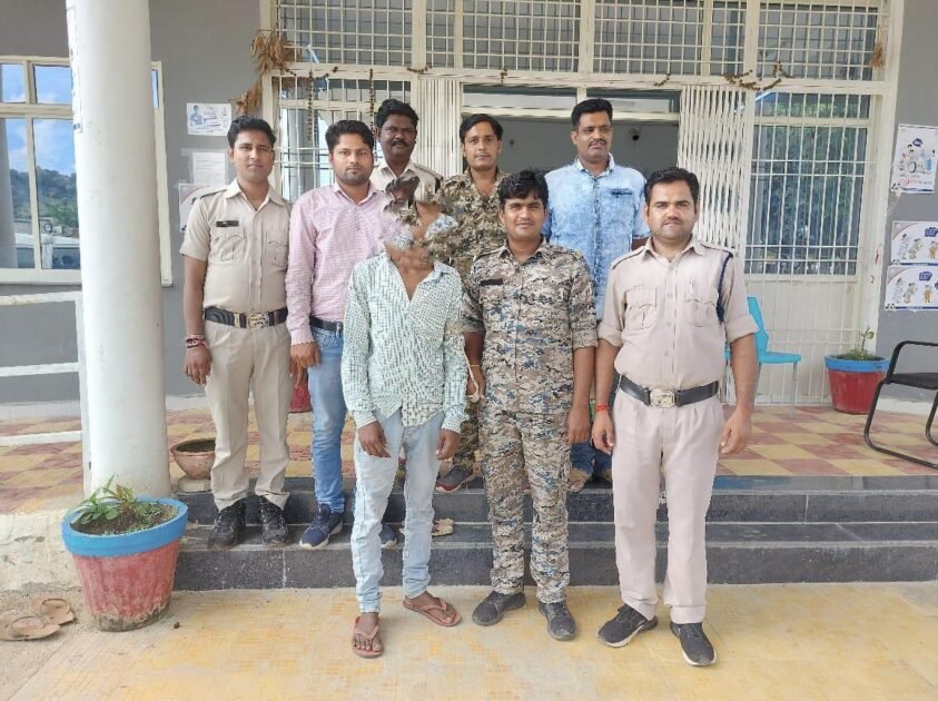 थाना सुभाषपुरा पुलिस द्वारा अन्धेकत्ल का पर्दाफास कर आरोपी क्लीनर को किया गिरफ्तार 1 38