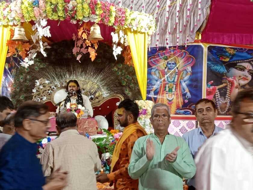 एसपीआर इम्पीरियल एस्टेट सोसाइटी में भगवत कथा आयोजित 1 9 3