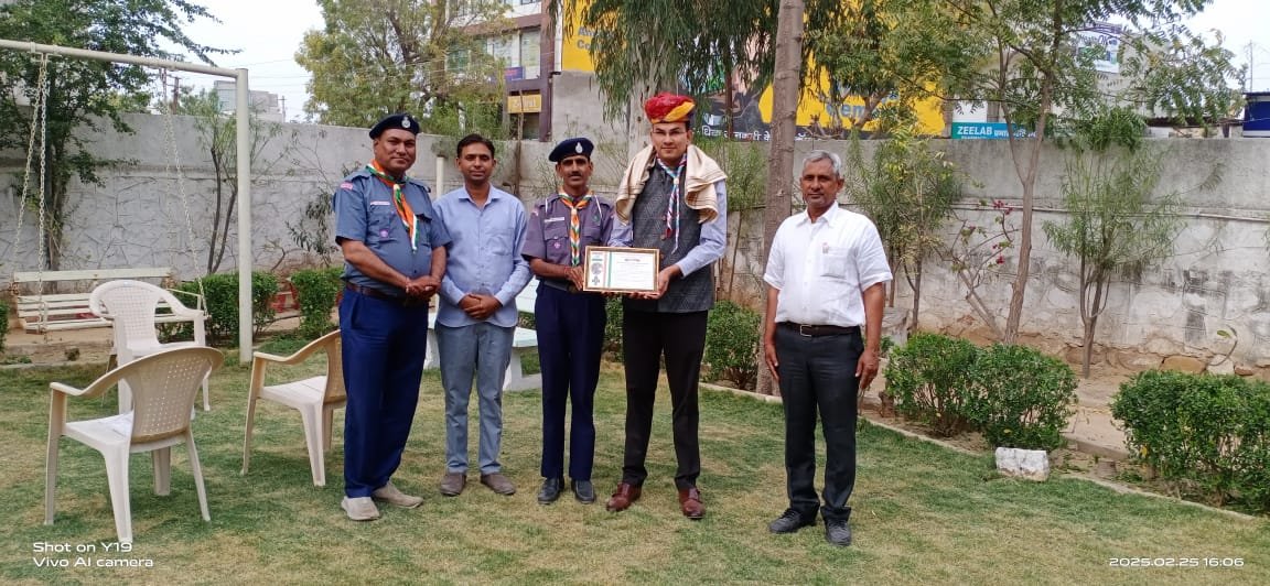 भारत स्काउट गाइड ने नवनियुक्त उप जिला कलक्टर से की शिष्टाचार भेंट 1 IMG 20250228 WA0005
