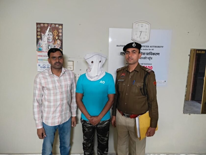 सेक्टर-7 ज्वेलरी शॉप लूटकांड: छठा आरोपी गिरफ्तार 1 IMG 20250304 WA0010