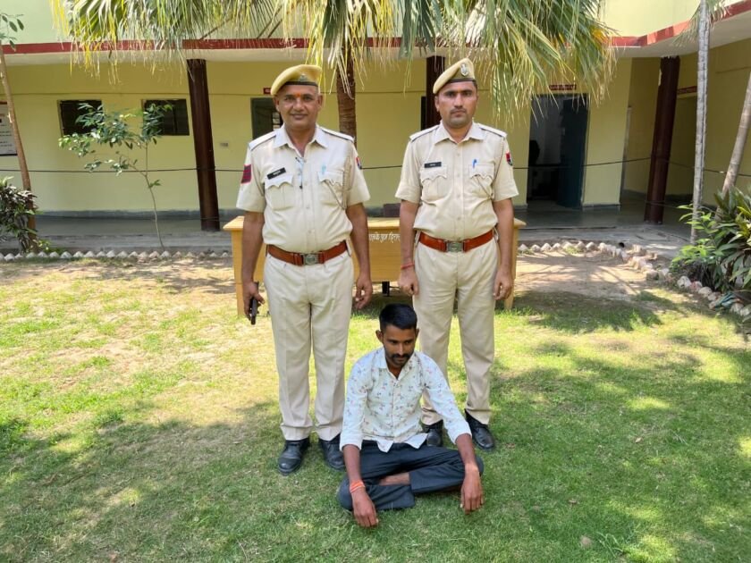 भीनमाल पुलिस द्वारा जब्त की गई अवैध देशी शराब