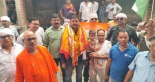 मीरजापुर में बीएसएफ जवान राजमणि यादव का भव्य स्वागत