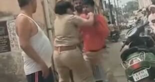 अयोध्या में महिला दरोगा द्वारा रिक्शा चालक को थप्पड़ मारते हुए वायरल वीडियो