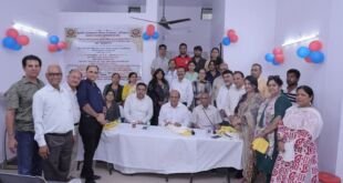 फरीदाबाद में आचार्य महाश्रमण फिजियोथेरेपी सेंटर के उद्घाटन समारोह की तस्वीर