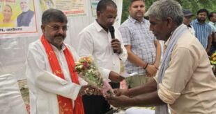 रुदौली विधायक रामचंद्र यादव कृषि संकल्प अभियान में संबोधित करते हुए