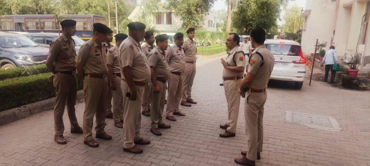 ईद-उल-जुहा पर फरीदाबाद में पुलिस सुरक्षा व्यवस्था