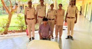 भीनमाल पुलिस ने 25.81 किग्रा डोडा पोस्त बरामद कर तस्कर को गिरफ्तार किया