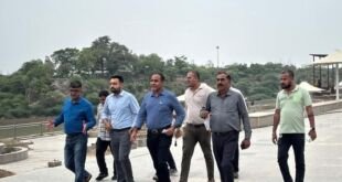 बड़खल झील पर जल शक्ति अभियान टीम का निरीक्षण