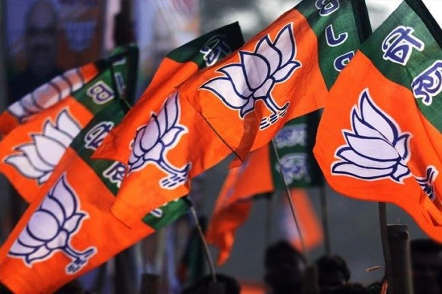 भीनमाल में भाजपा की संगोष्ठी में मंच पर उपस्थित वक्ता और स्वतंत्रता सेनानी