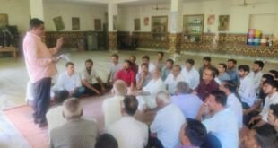 भीनमाल में सर्राफा एंड स्वर्णकला एसोसिएशन की बैठक में पदाधिकारी