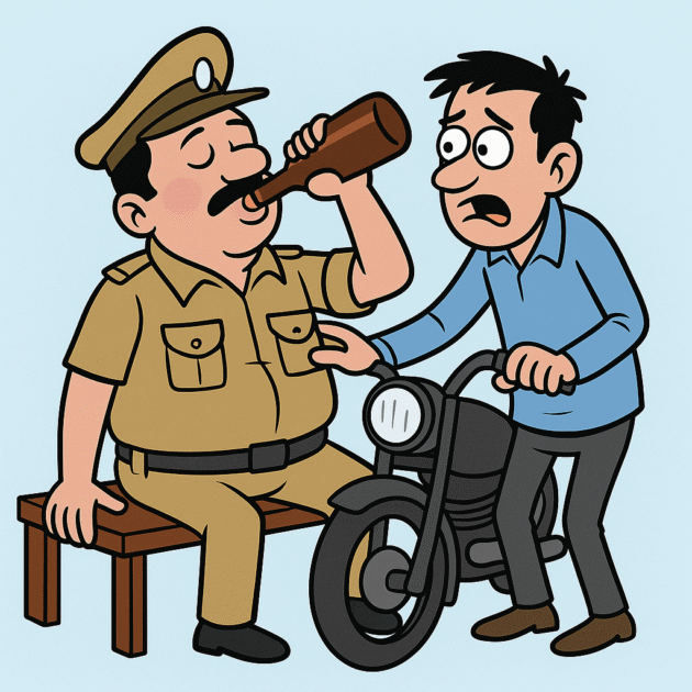 अयोध्या में शराब पीते दरोगा का वीडियो वायरल, एसएसपी ने किया निलंबित