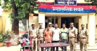बलिया बांसडीह रोड पुलिस द्वारा हत्या प्रयास के मामले में गिरफ्तार अभियुक्त