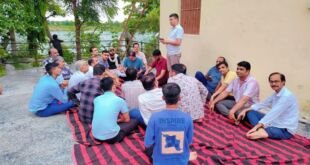 यूथ फॉर नेशन संस्था भीनमाल की बैठक में कार्यकर्ताओं की उपस्थिति