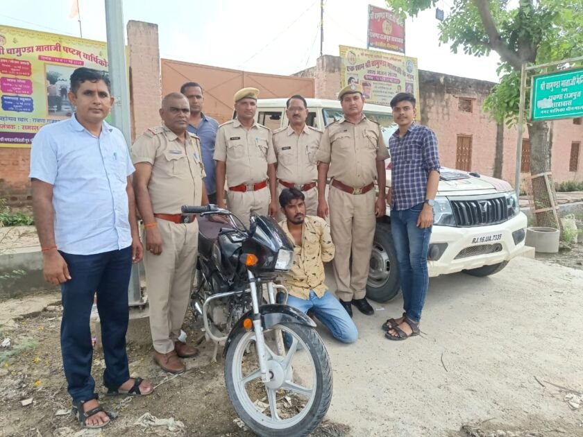 भीनमाल में ऑपरेशन संपोलिया के तहत स्मैक तस्कर गिरफ्तार