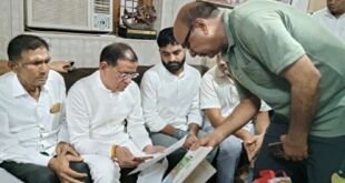 फरीदाबाद में मंत्री राजेश नागर ने पल्ला बसंतपुर रोड की पैमाइश के दिए निर्देश
