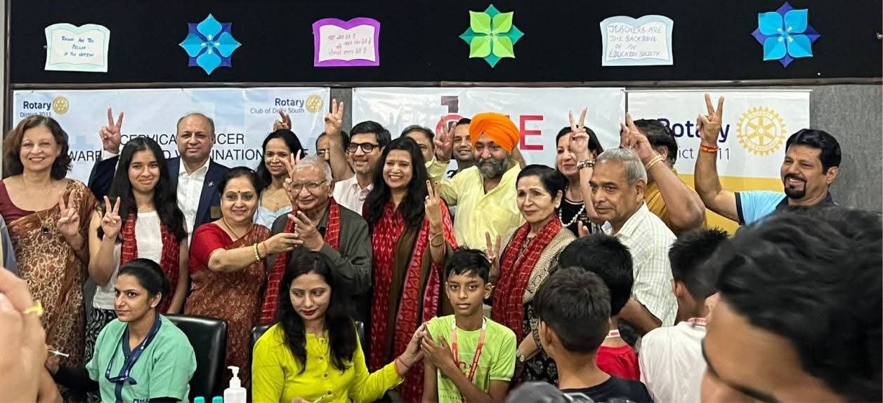 फरीदाबाद साईं धाम में सर्विकल कैंसर वैक्सीनेशन कैंप का आयोजन