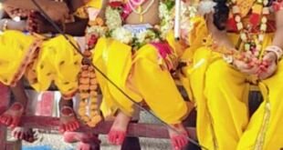 बलिया नागा जी सरस्वती विद्या मंदिर में श्रीकृष्ण रूप सज्जा प्रतियोगिता