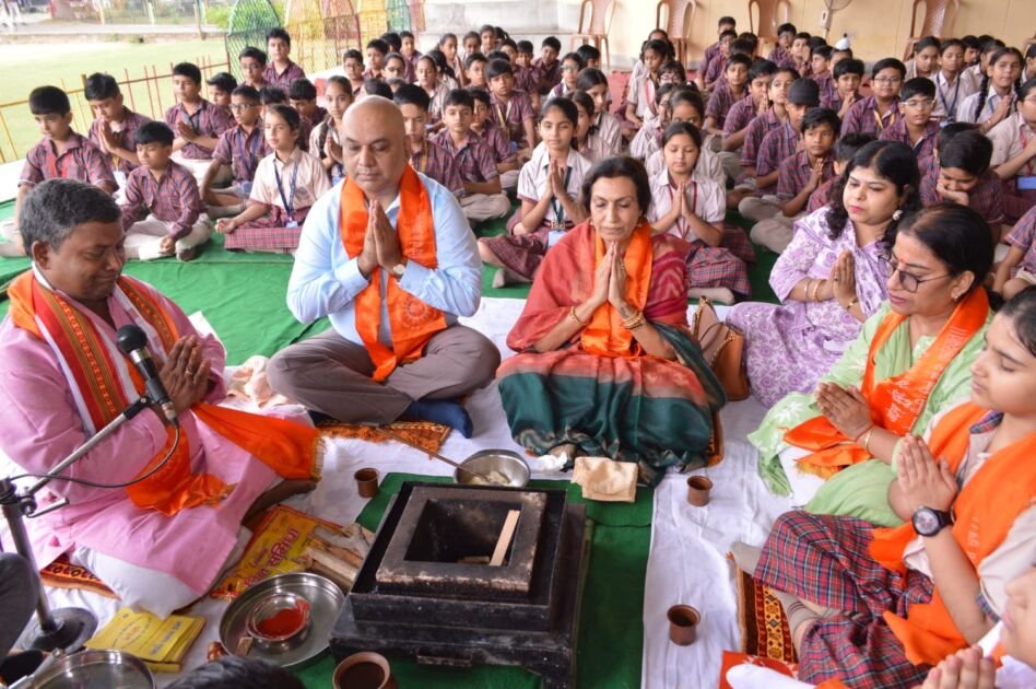 डीएवी स्कूल फरीदाबाद में ज्ञान प्रकाश चोपड़ा की जयंती समारोह