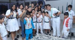 डीपीएस ग्रेटर फरीदाबाद में राष्ट्रीय अंतरिक्ष दिवस समारोह और मून म्यूजियम 2.0 प्रदर्शनी