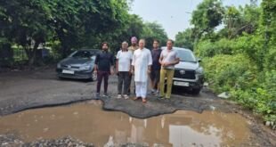 फरीदाबाद की सड़कों पर कांग्रेस नेता विजय प्रताप