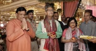 फरीदाबाद में गणेश चतुर्थी की भजन संध्या में राज्यपाल असीम कुमार घोष