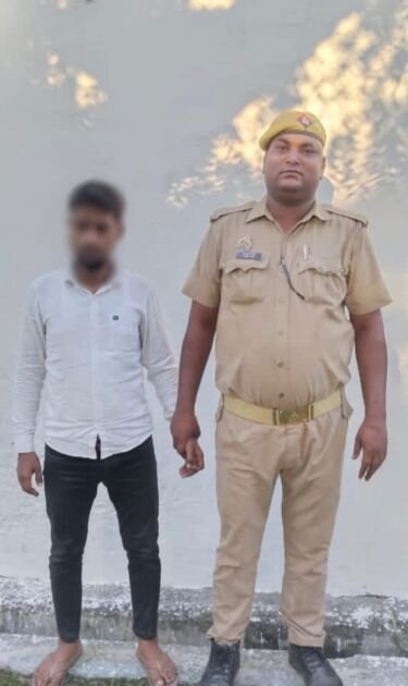 थाना रामपुर माँझा पुलिस गिरफ्तार अपहृता बरामद