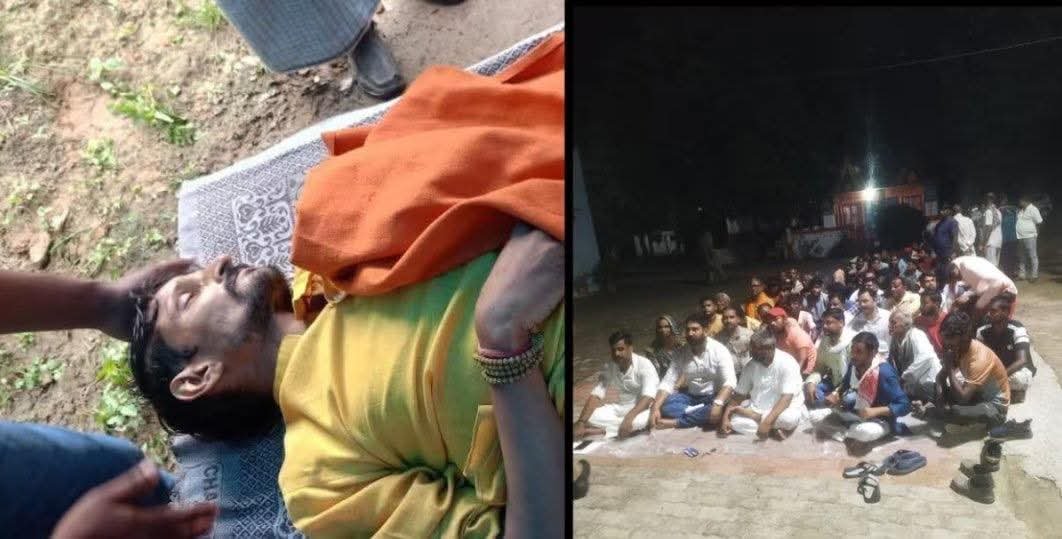 गाजीपुर में थाने के अंदर भाजपा नेताओं पर पुलिस लाठीचार्ज, एक की मौत