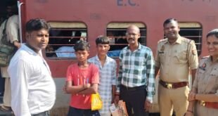 दिलदारनगर रेलवे स्टेशन पर मिशन शक्ति रेस्क्यू अभियान