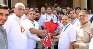 फरीदाबाद में युवा कांग्रेस कार्यक्रम में संबोधित करते सांसद दीपेन्द्र हुड्डा