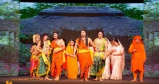 श्री श्रद्धा रामलीला में सीता हरण दृश्य का मंचन