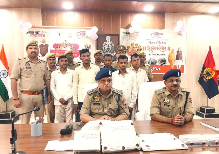 मीरजापुर में धर्म परिवर्तन कराने वाले पांच लोगों की गिरफ्तारी