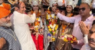 फरीदाबाद में राम-भरत मिलाप शोभायात्रा का भव्य आयोजन