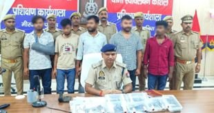 मीरजापुर पुलिस द्वारा अवैध असलहा तस्करी गैंग का पर्दाफाश करते हुए पकड़े गए आरोपी