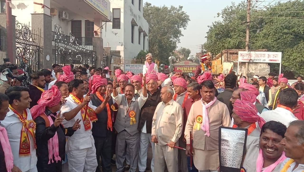 फरीदाबाद में सर्वजातीय सामूहिक विवाह बारात