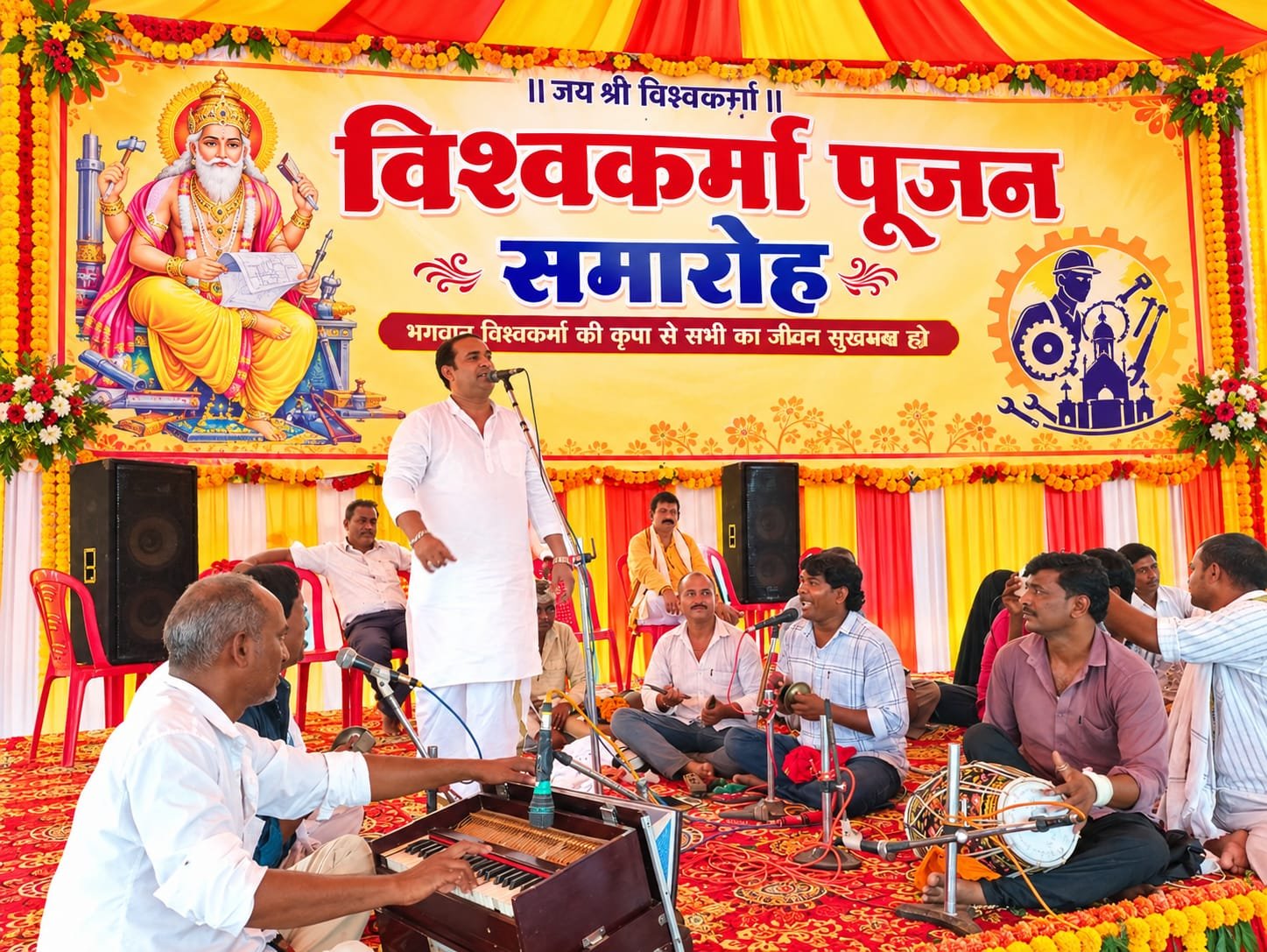 सलेमपुर (देवरिया)-देर शाम तक बिरहा मुकाबले का आनन्द उठाते रहे श्रोता 2 4
