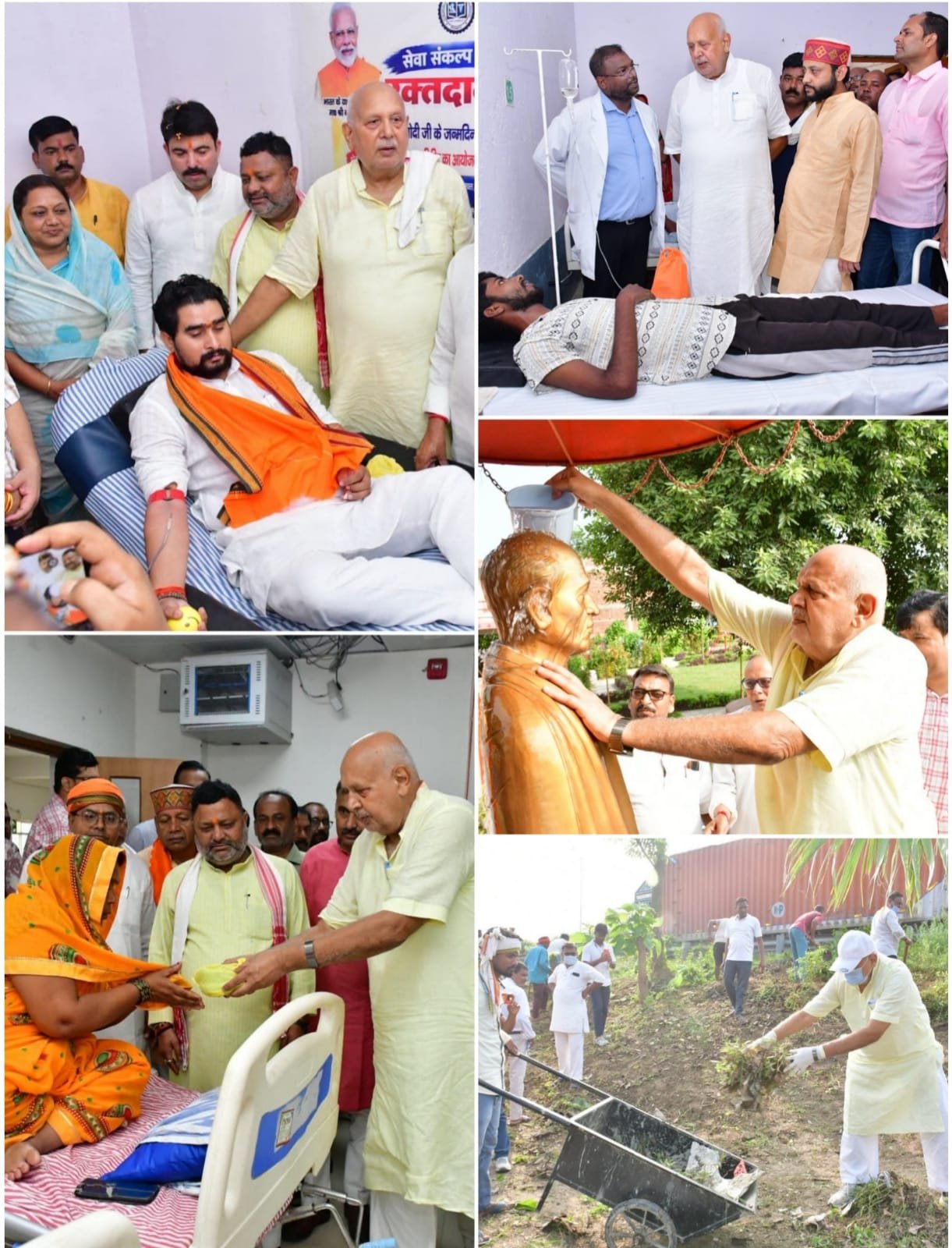 देवरिया-पथरदेवा से लेकर देवरिया तक कृषि मंत्री अस्पतालो मे पहुंचकर मरीजों से मिले 2 5